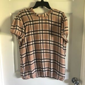Plaid top